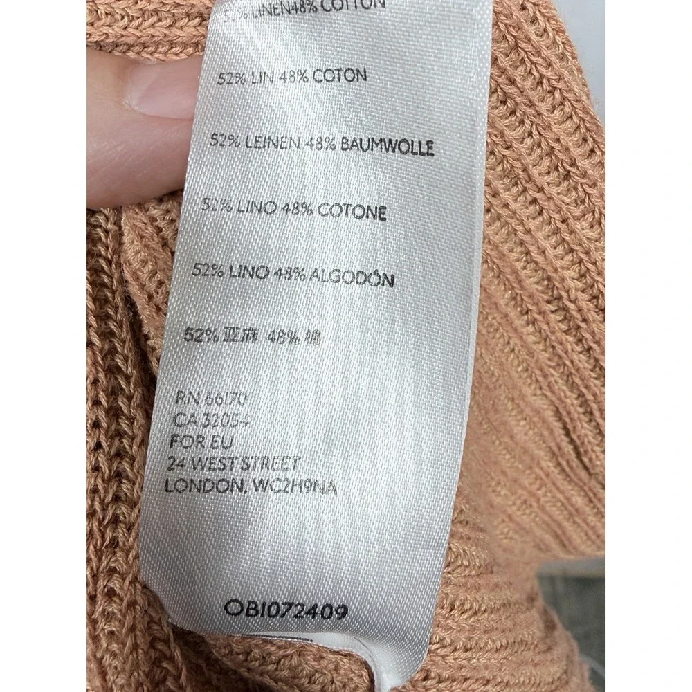 Free People Making Waves Cardigan XS Oversized Boho Duster Linen Blend‎